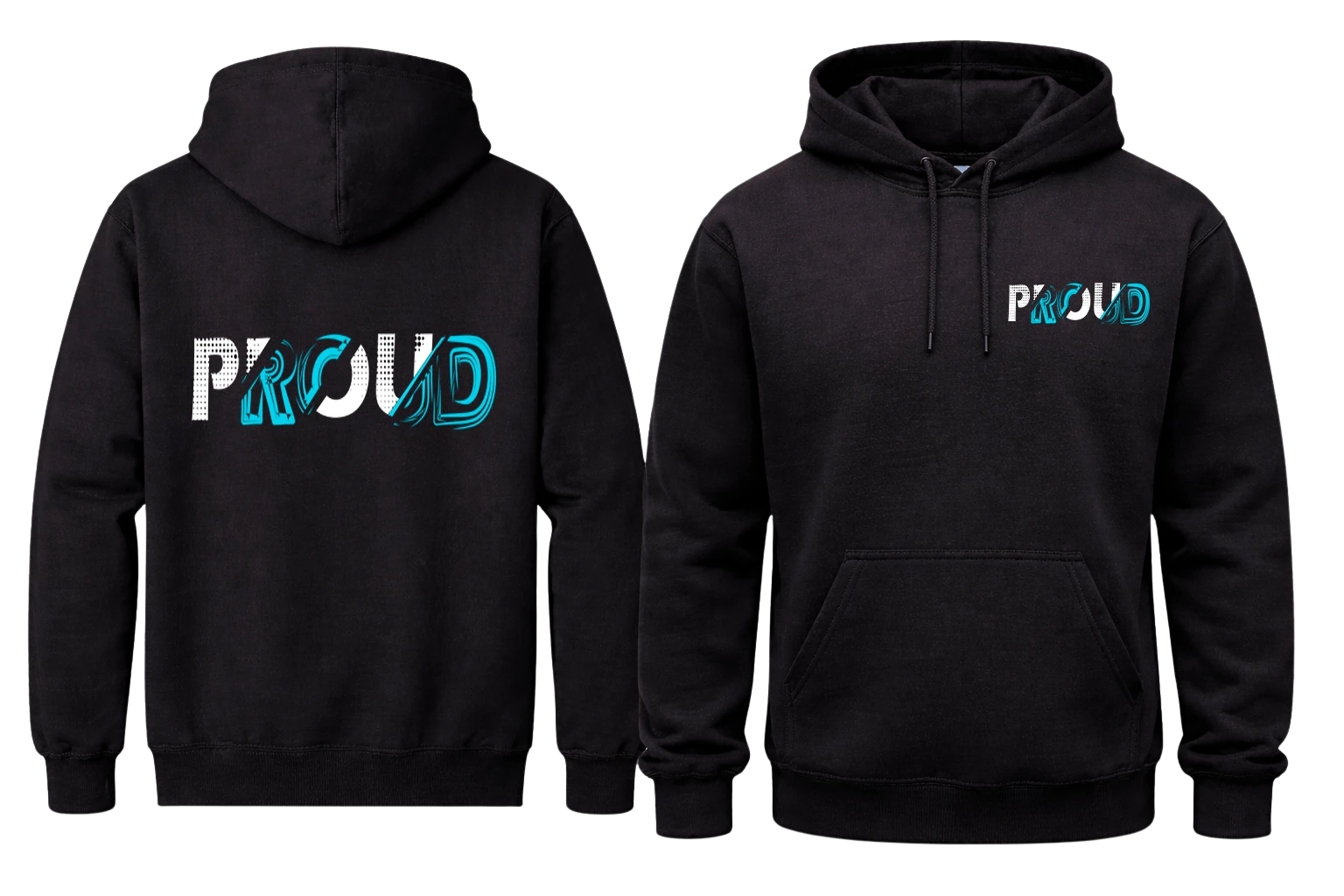 Proud Graphic Front And Back Print Hoodie