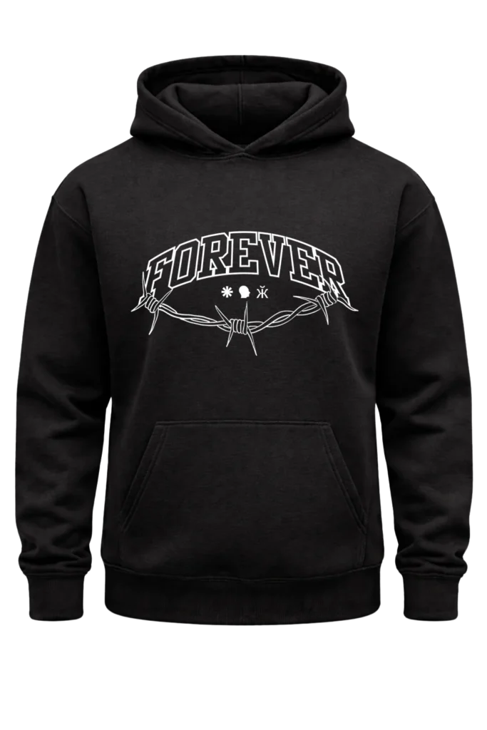 Forever Black Hoodie