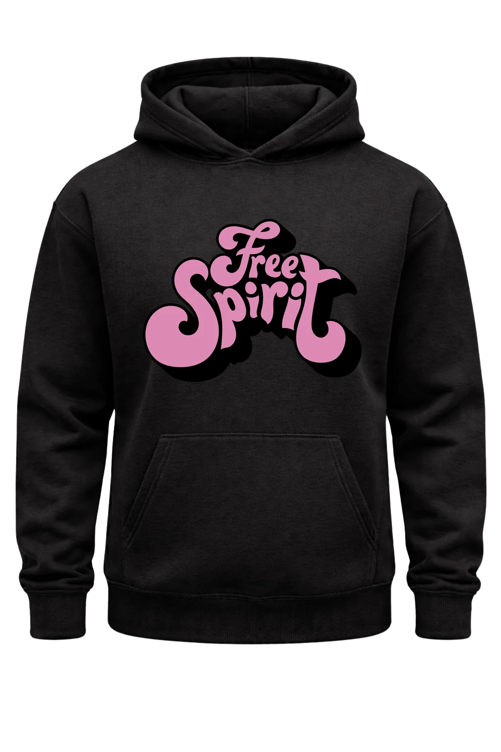 Free Spirit Black Hoodie