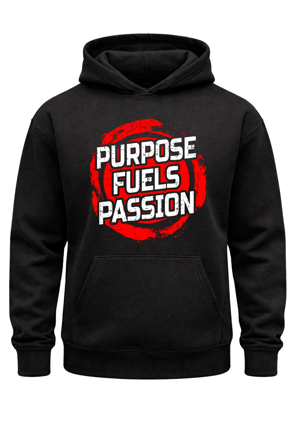 Purpose Fuels Passion Black Hoodie