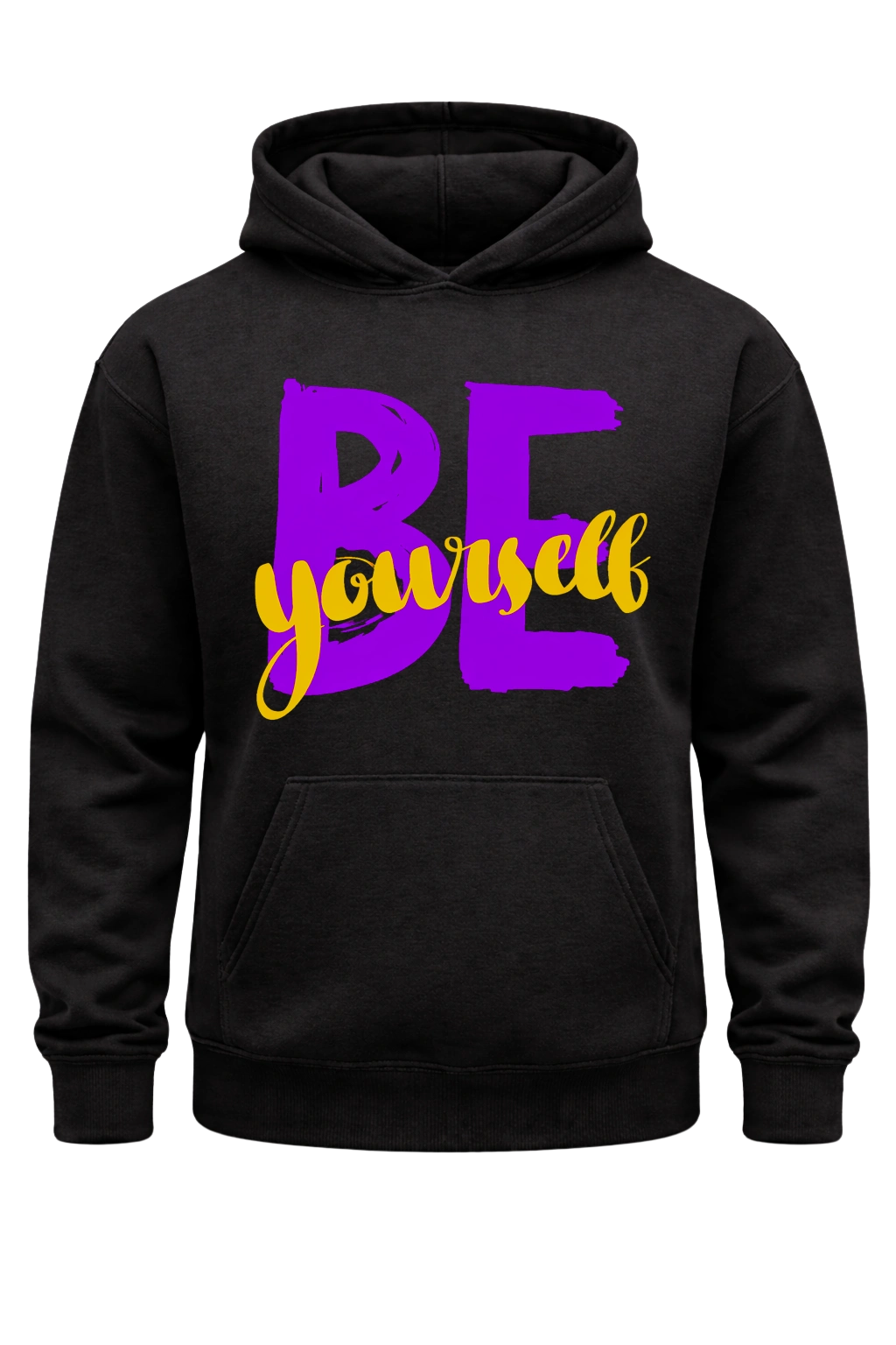 Be Yourself Black Hoodie