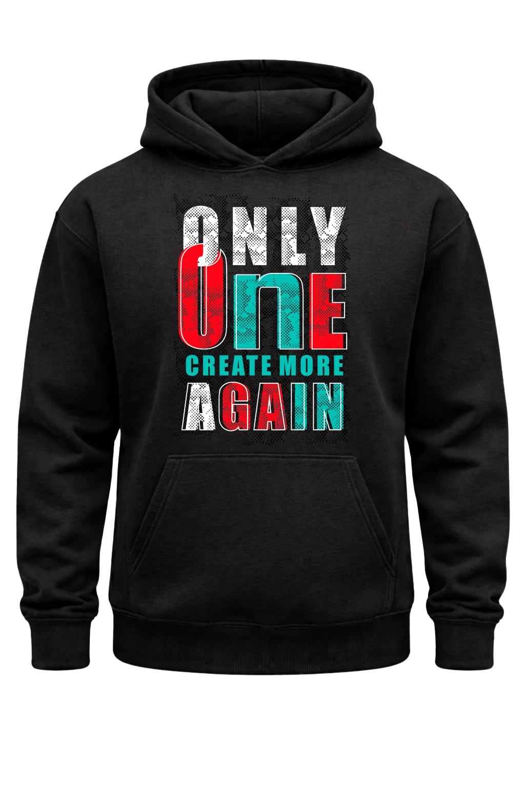 Only One Create More Again Black Hoodie