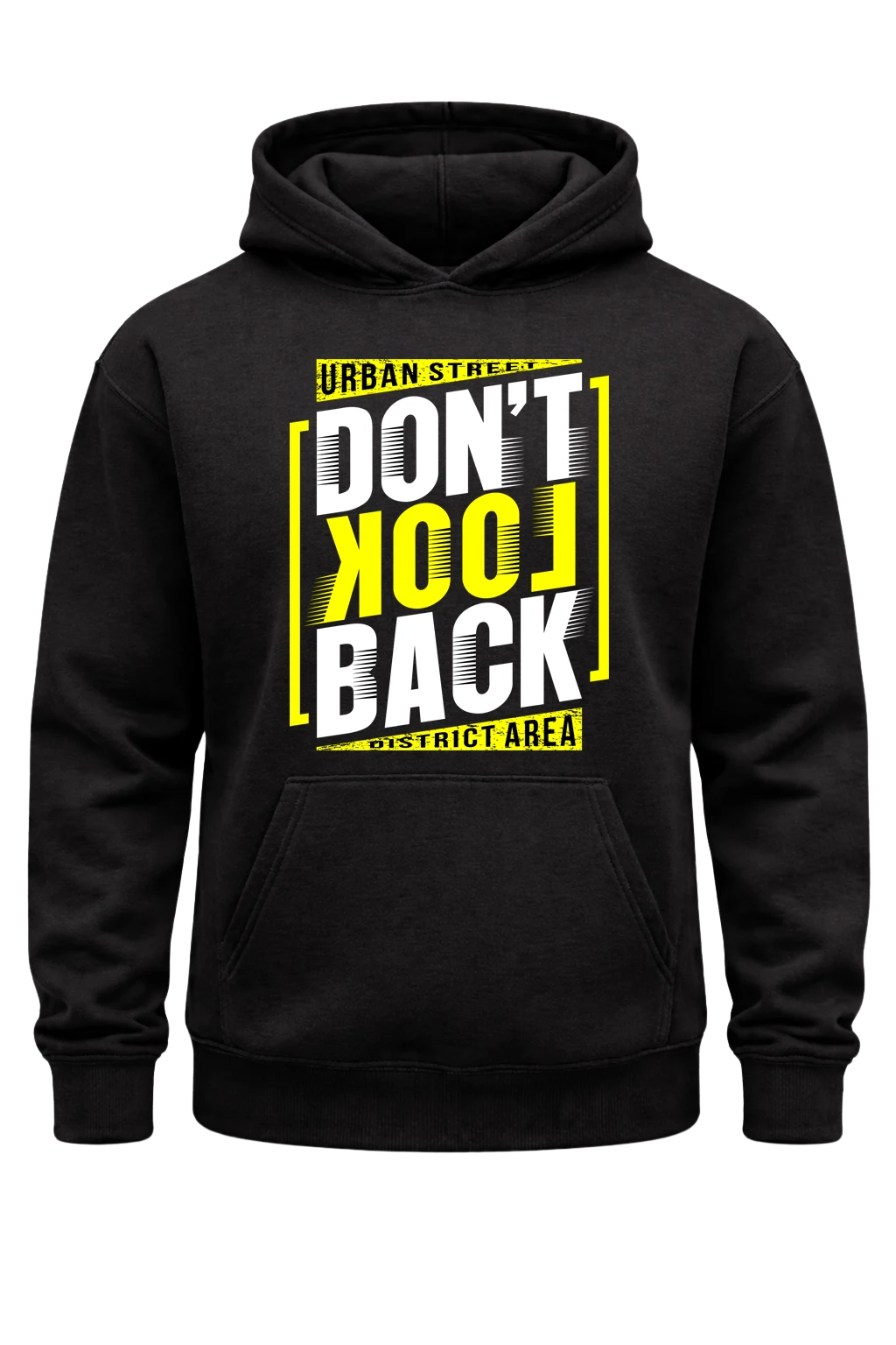 Don't Look Back Black Hoodie