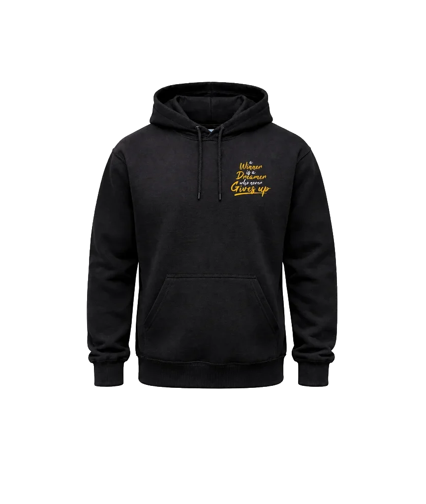 Winner Is A Dreamer Dual-Print Quote Hoodie