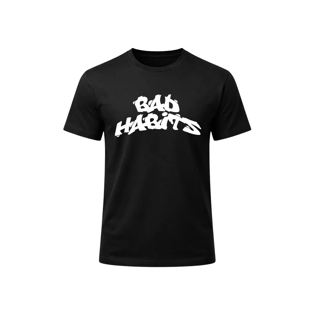 Bad Habits Black T-Shirt