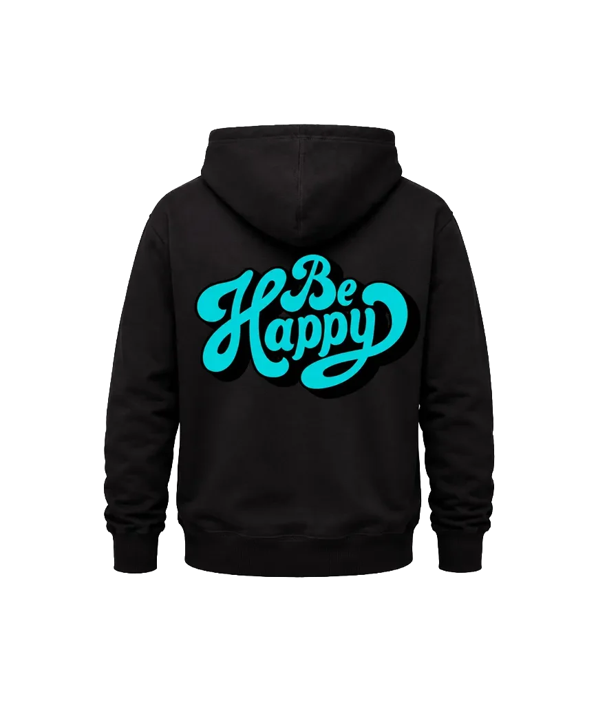 Be Happy Dual-Print Pullover Hoodie