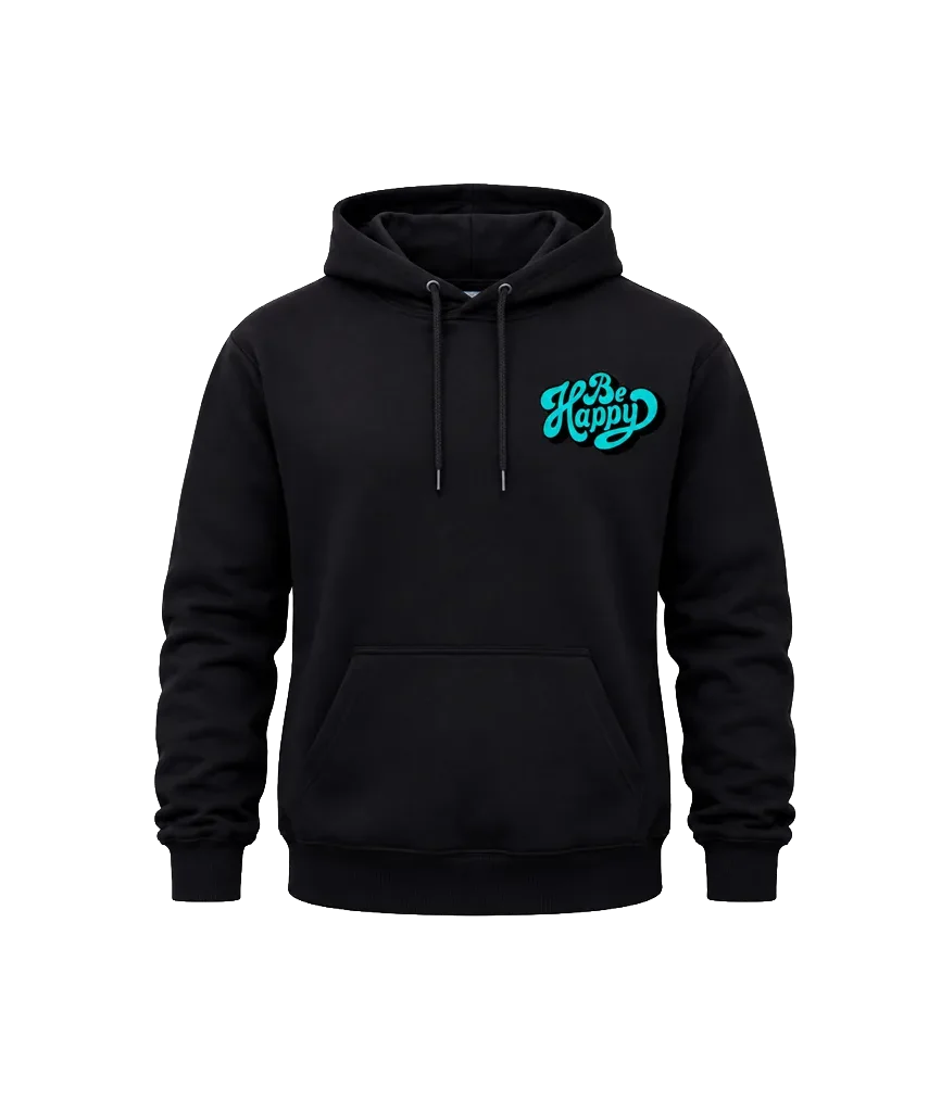 Be Happy Dual-Print Pullover Hoodie