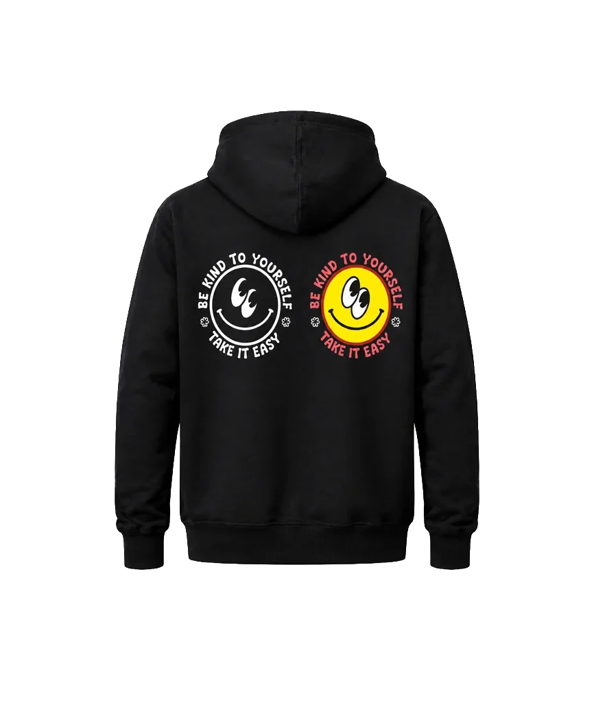 Be Kind To Yourself Front And Back Print Hoodie