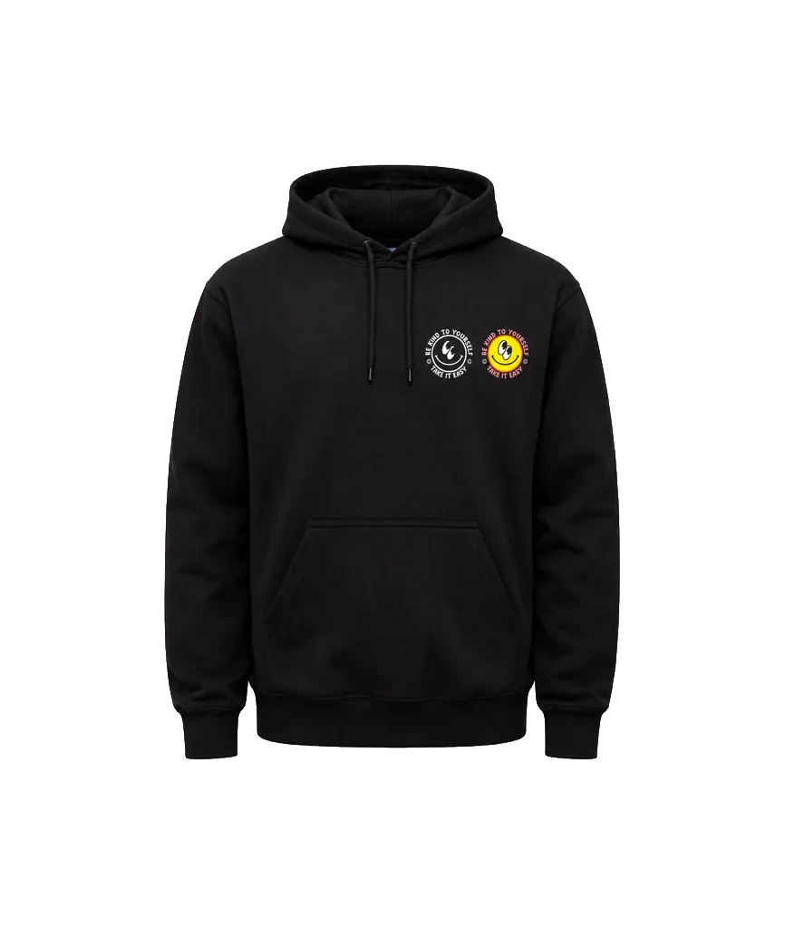 Be Kind To Yourself Front And Back Print Hoodie