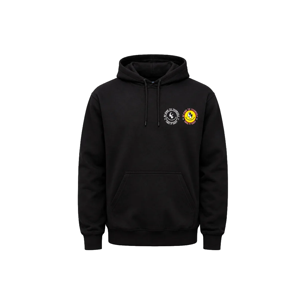 Be Kind To Yourself Front And Back Print Hoodie