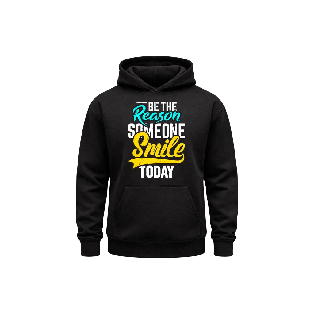 Be The Reason Smile Graphic Hoodie