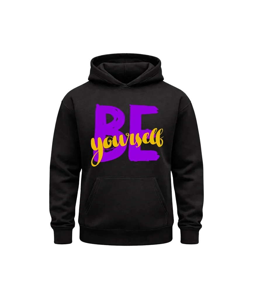 Be Yourself Black Hoodie