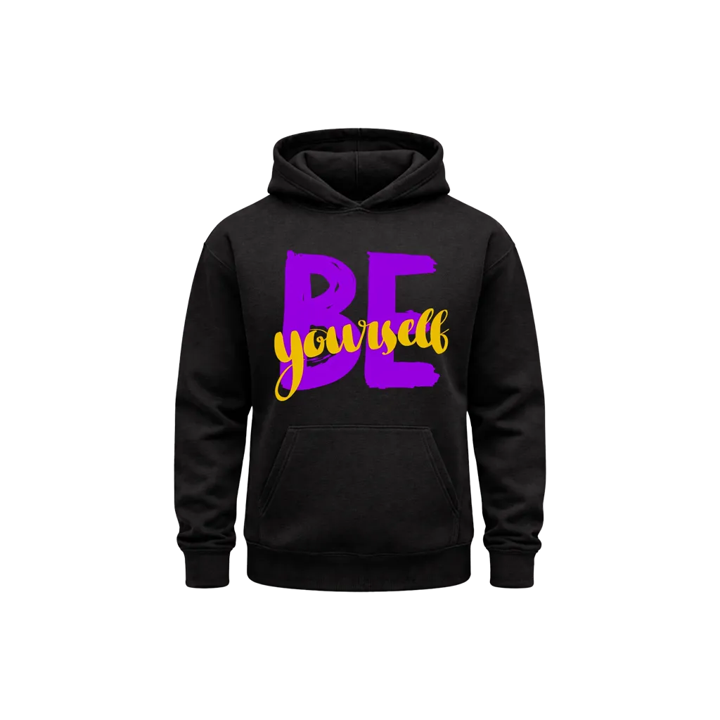 Be Yourself Black Hoodie