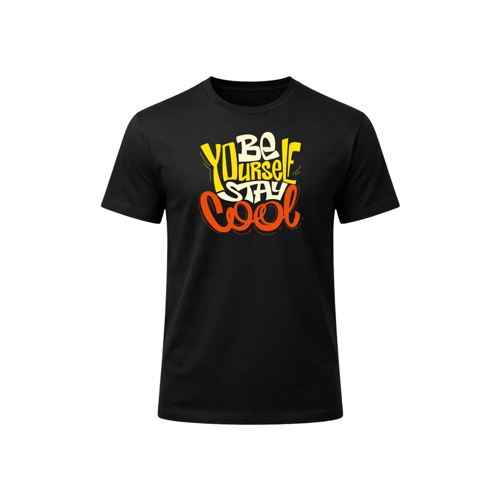 Be Yourself Stay Cool Graphic T-Shirt