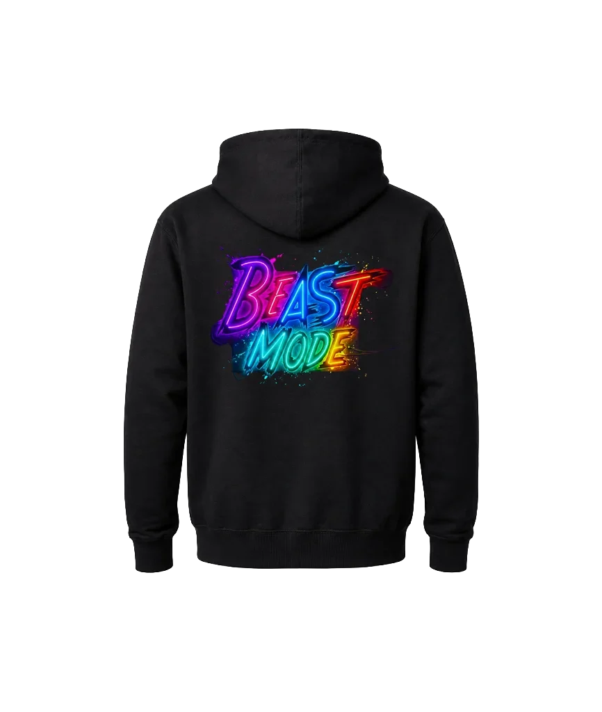 Dual Print Beast Mode Hoodie
