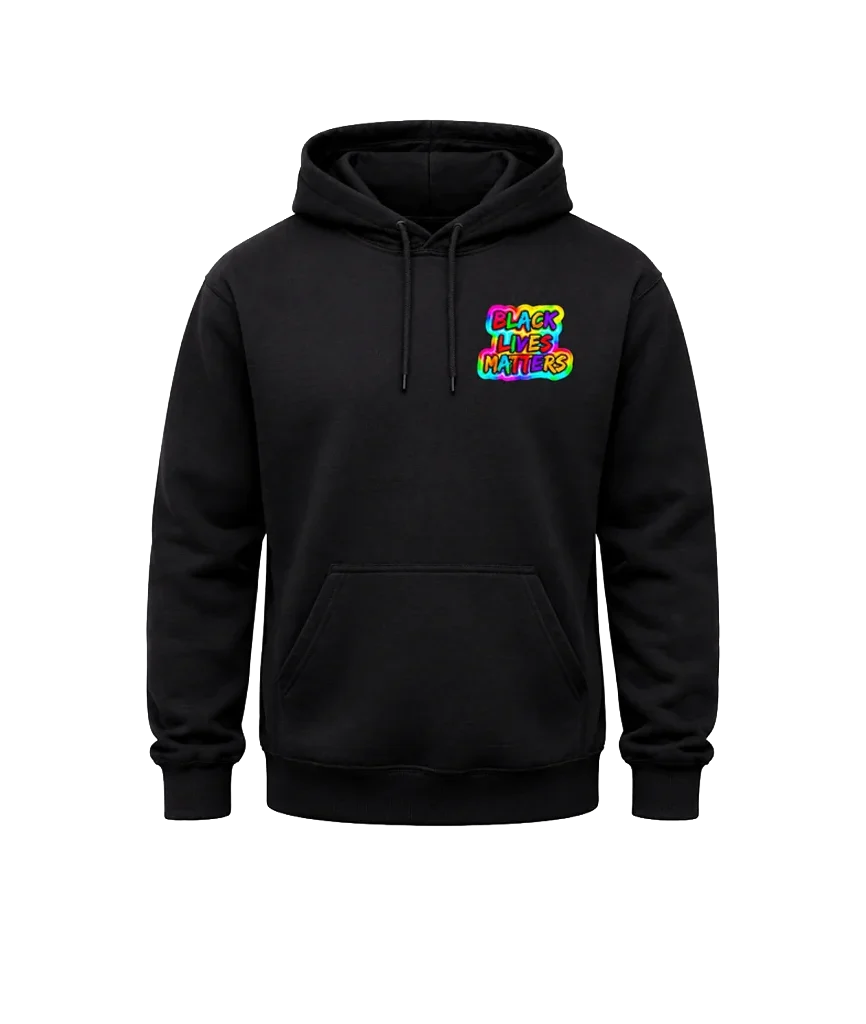 Black Lives Matter Front And Back Print Hoodie