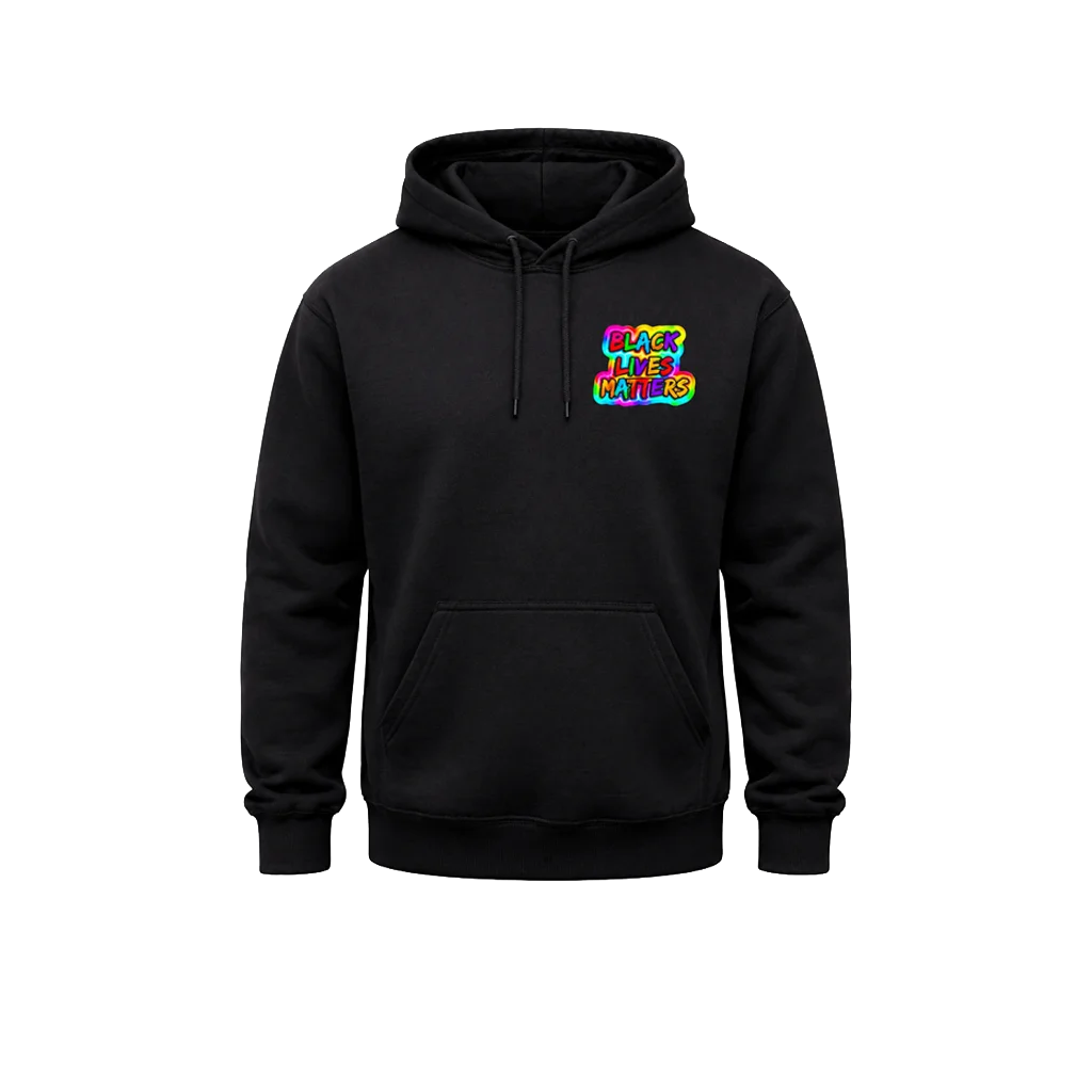 Black Lives Matter Front And Back Print Hoodie