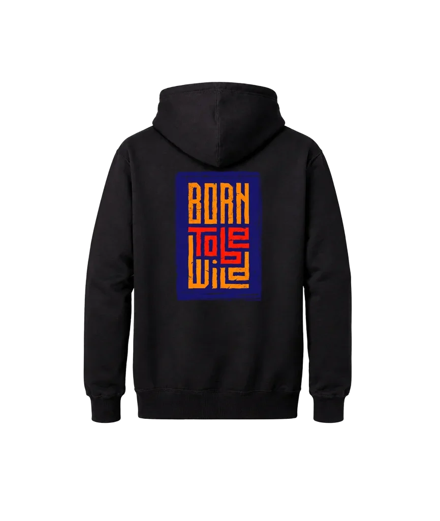 Born To Be Wild Two-Sided Streetwear Hoodie
