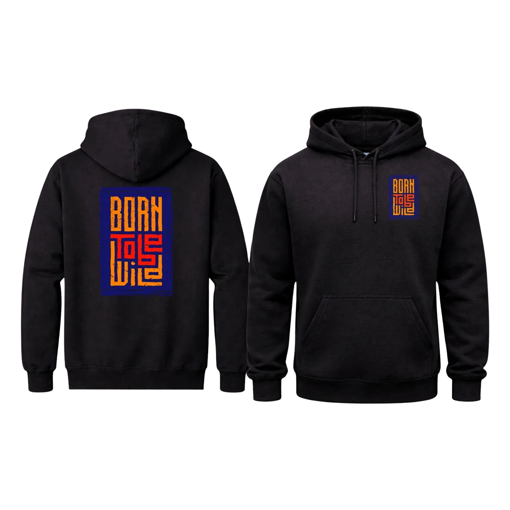 Born To Be Wild Two-Sided Streetwear Hoodie