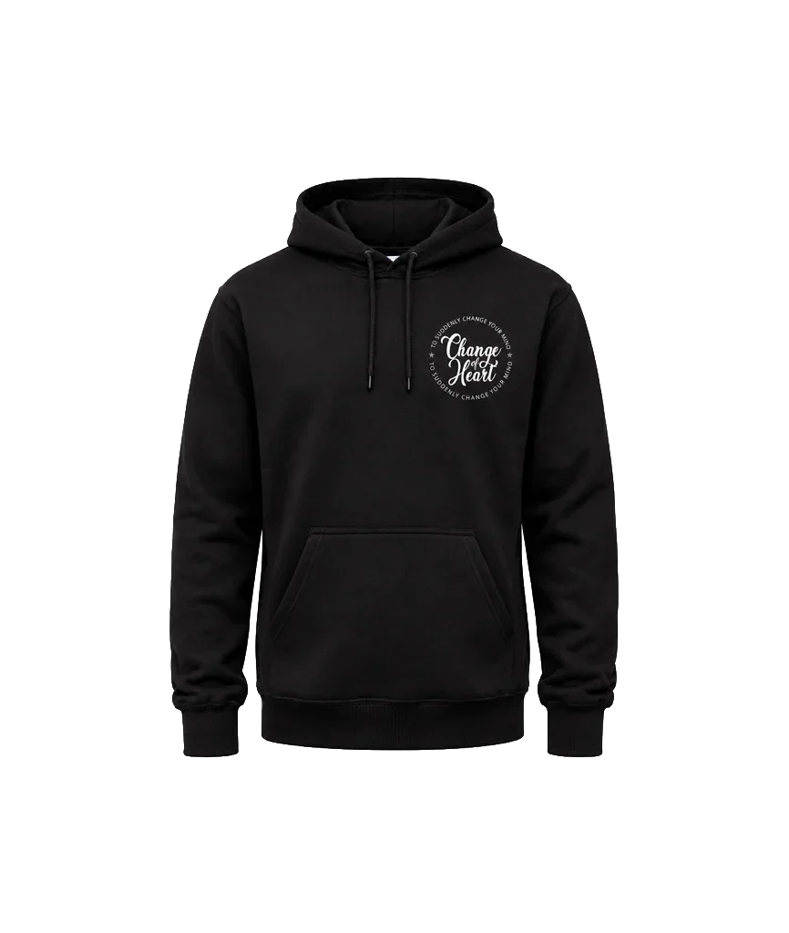 Change Of Heart Front And Back Print Hoodie