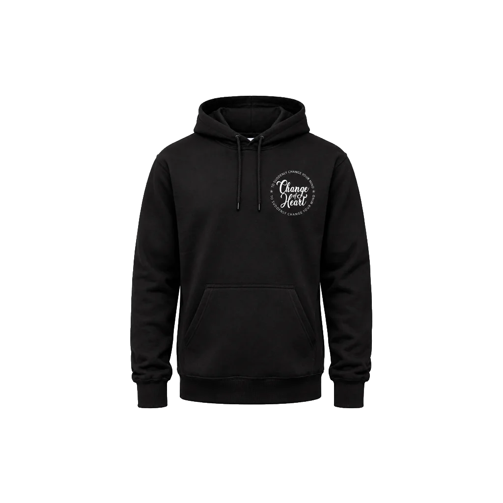 Change Of Heart Front And Back Print Hoodie
