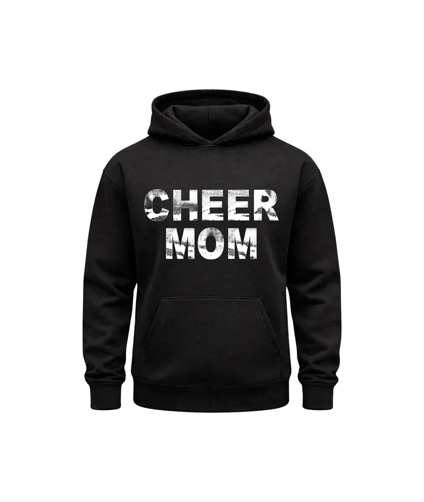 Cheer Mom Black Hoodie