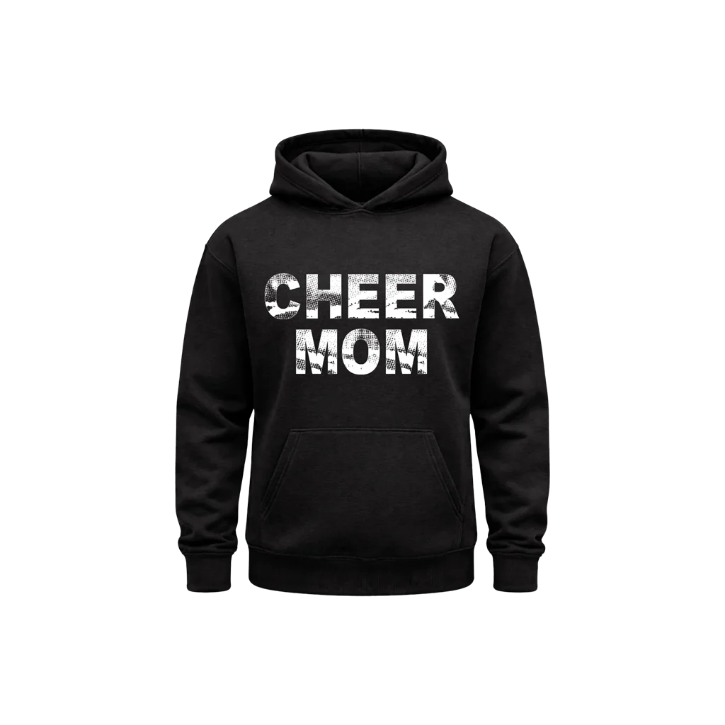 Cheer Mom Black Hoodie