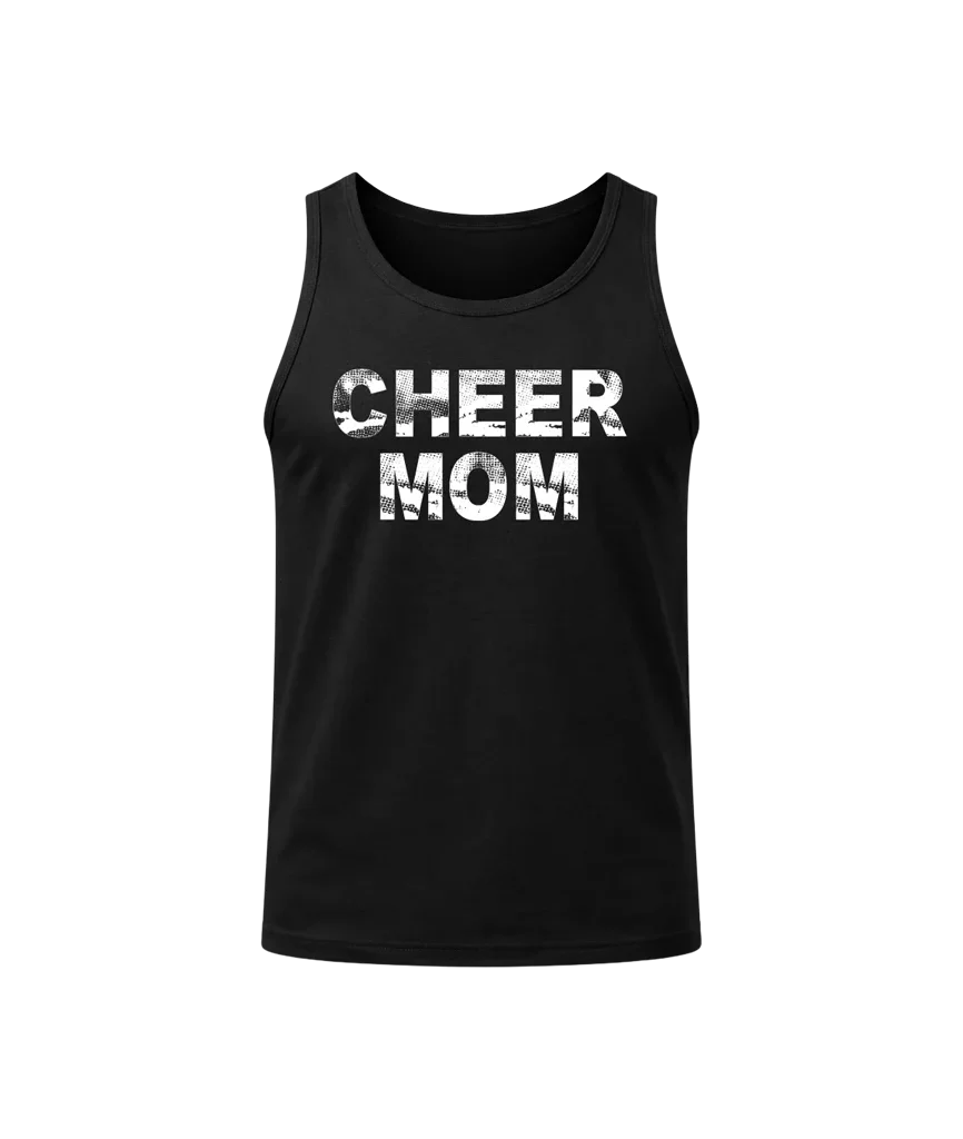 Cheer Mom Black Tank Top