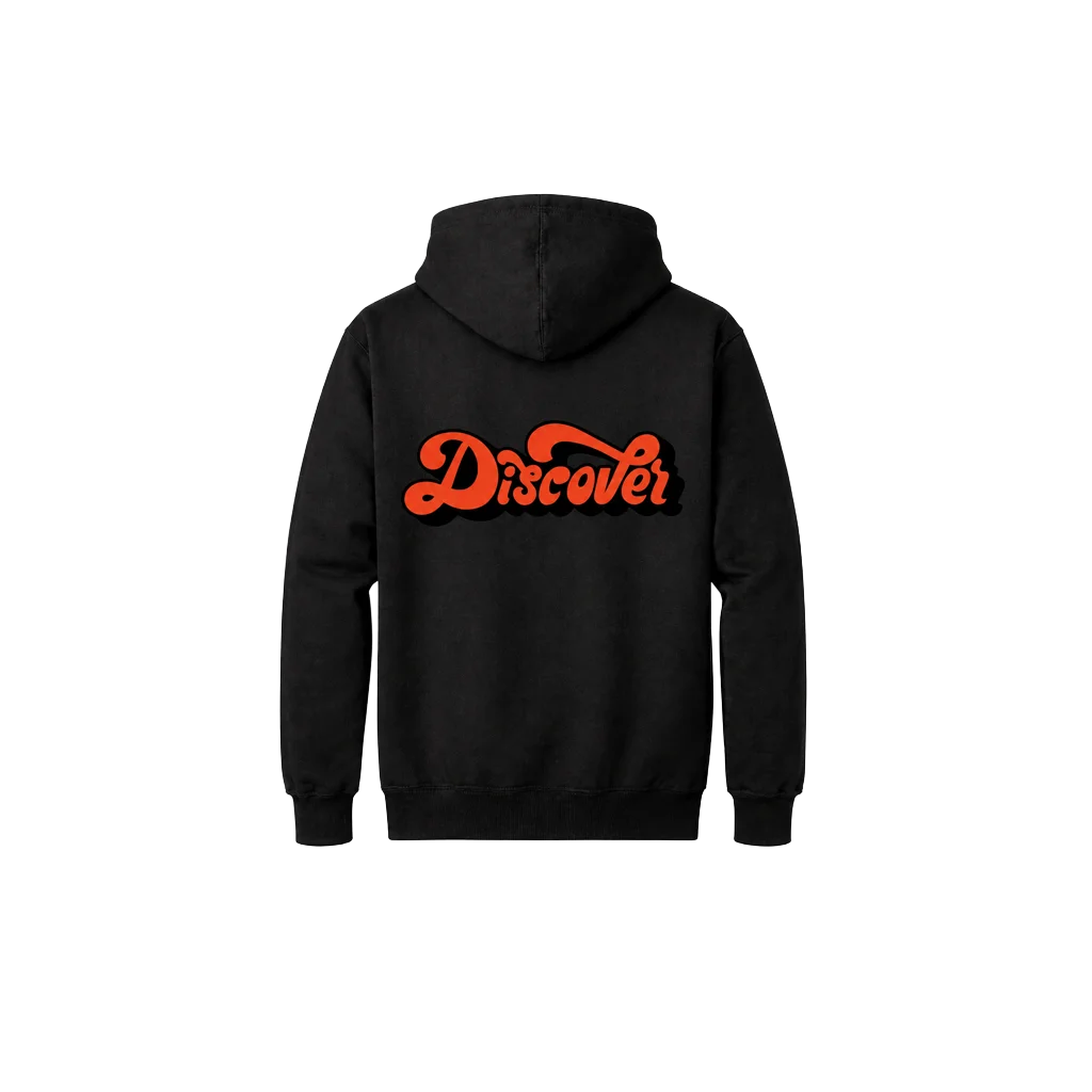 Discover Front And Back Print Hoodie