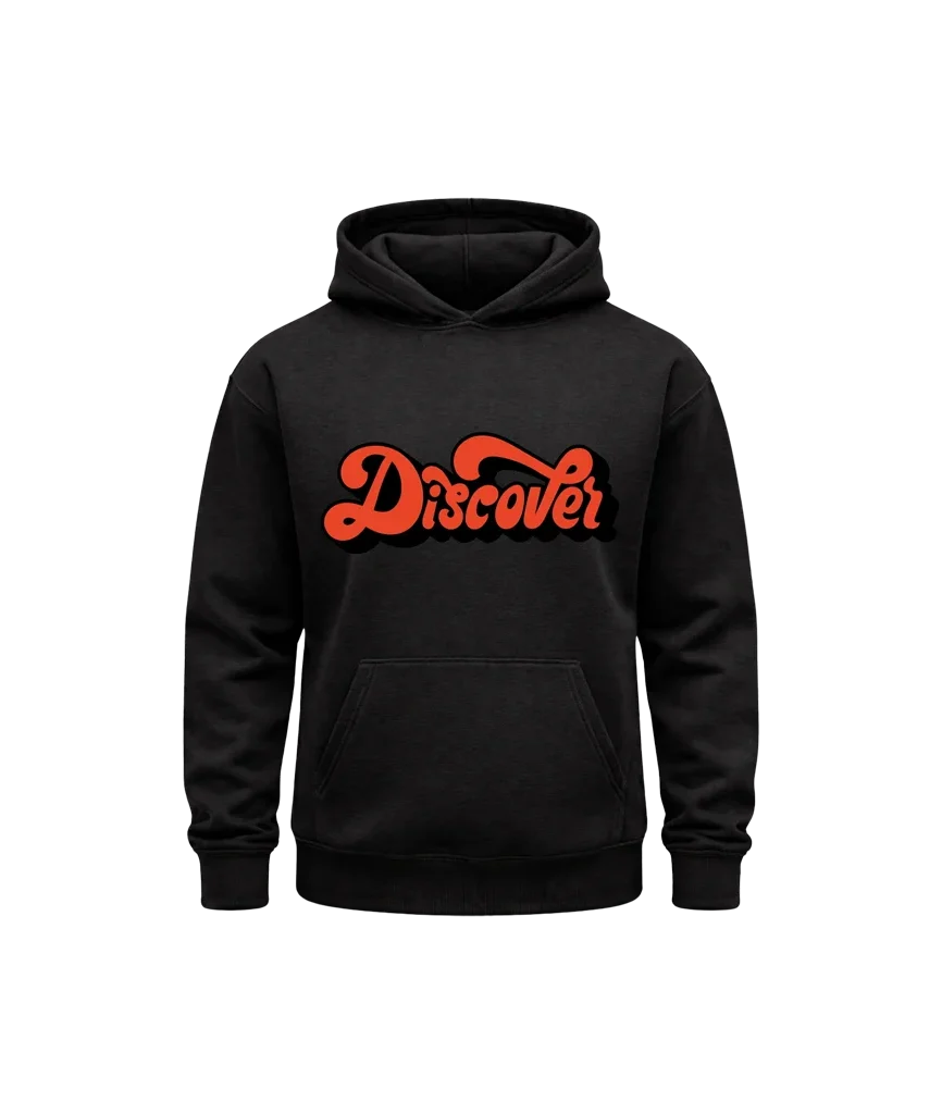Discover Black Hoodie