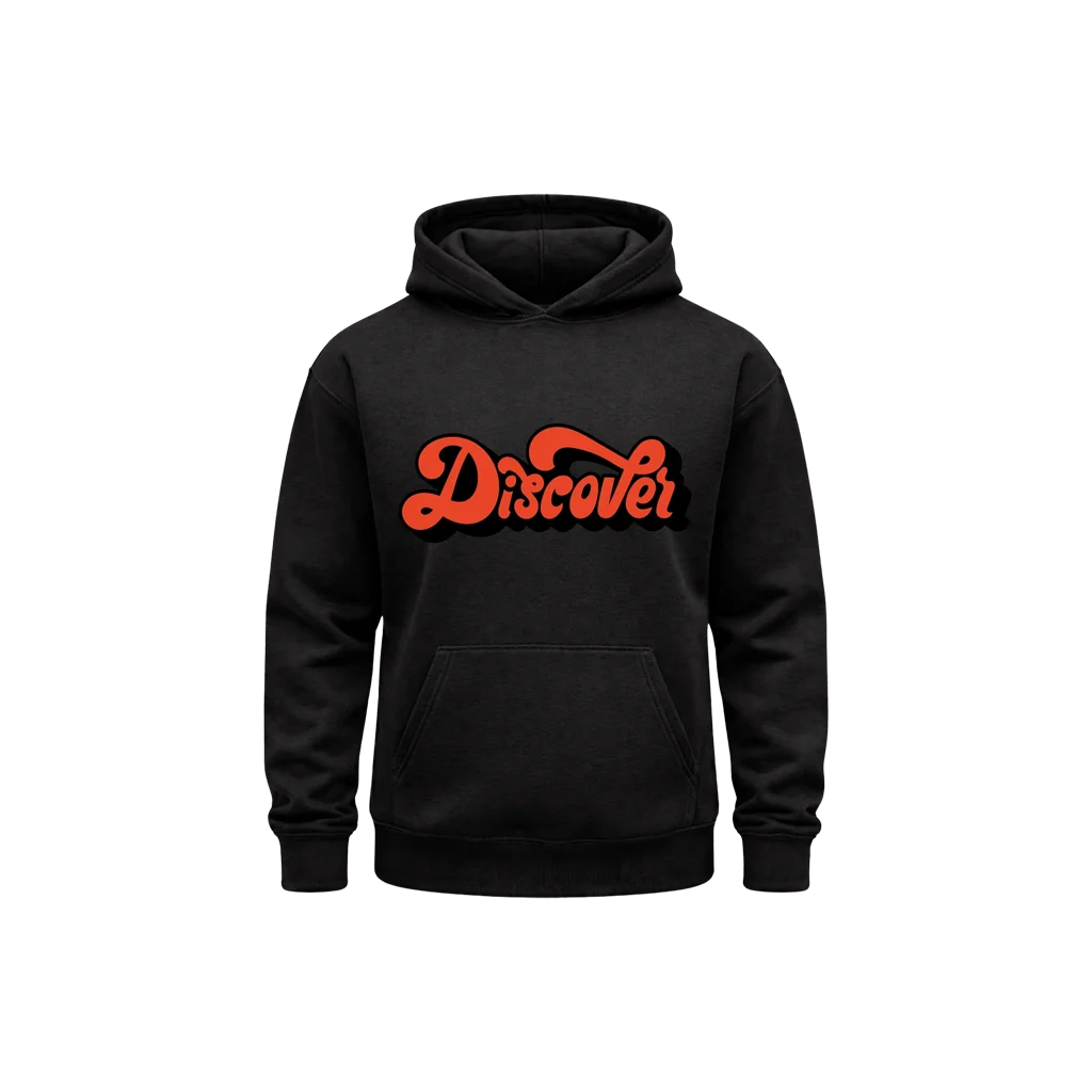 Discover Black Hoodie