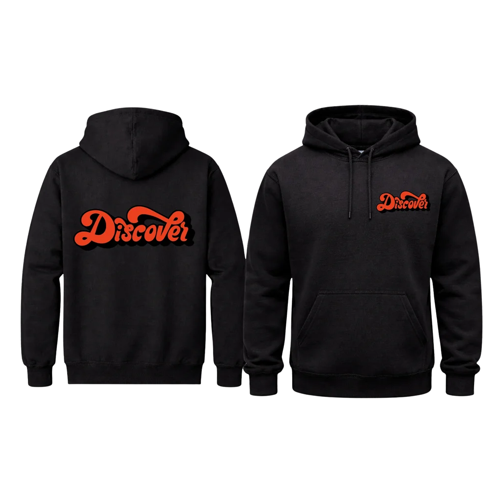 Discover Front And Back Print Hoodie