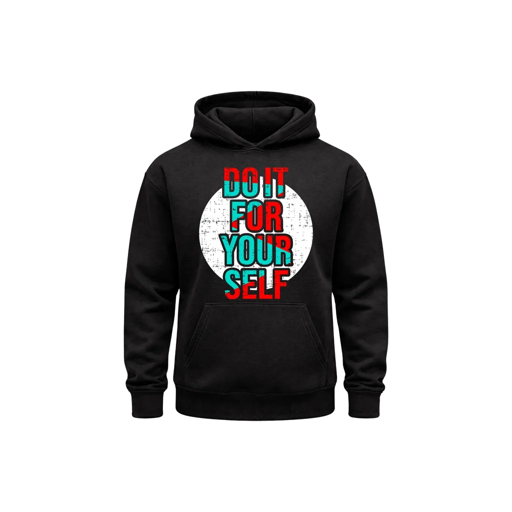 Do It For Yourself Black Hoodie