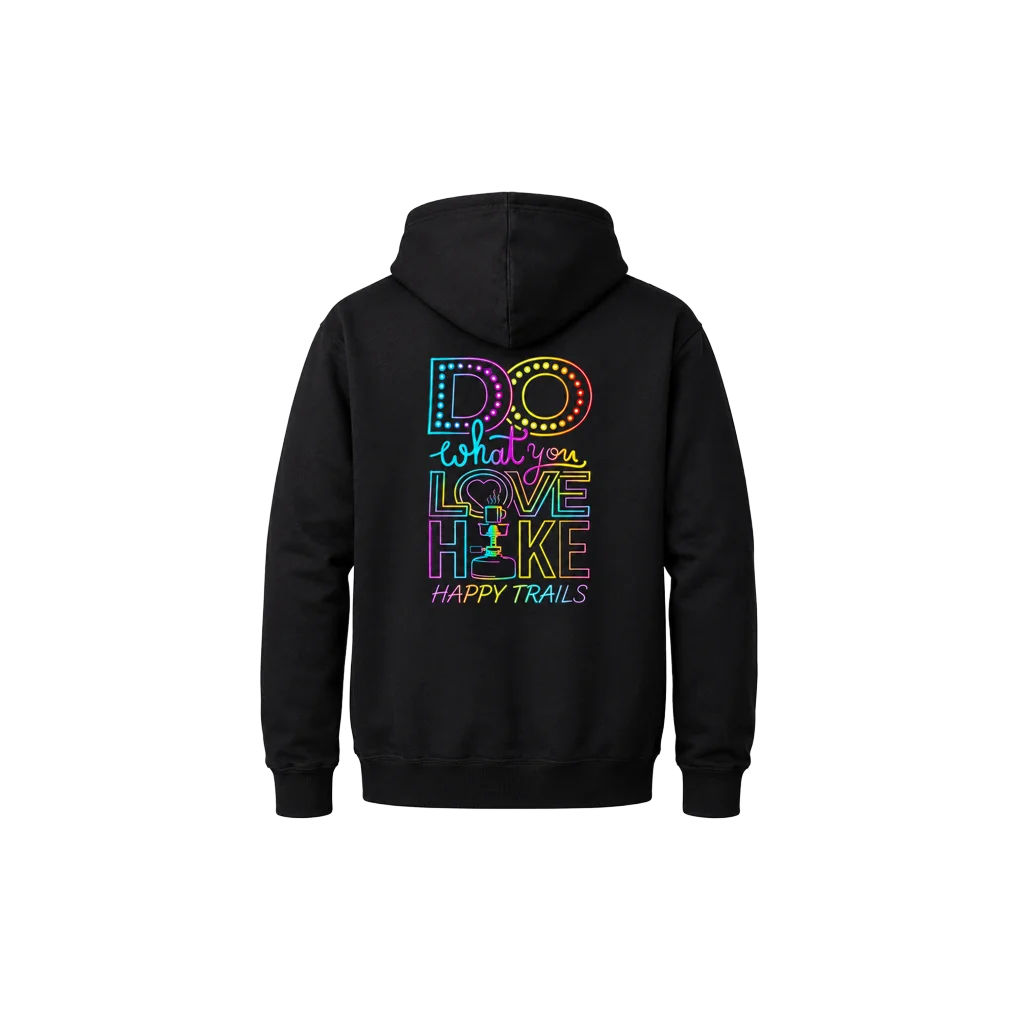 Dual Print Happy Trails Hoodie
