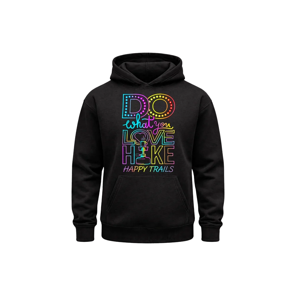 Happy Trails Neon Hoodie