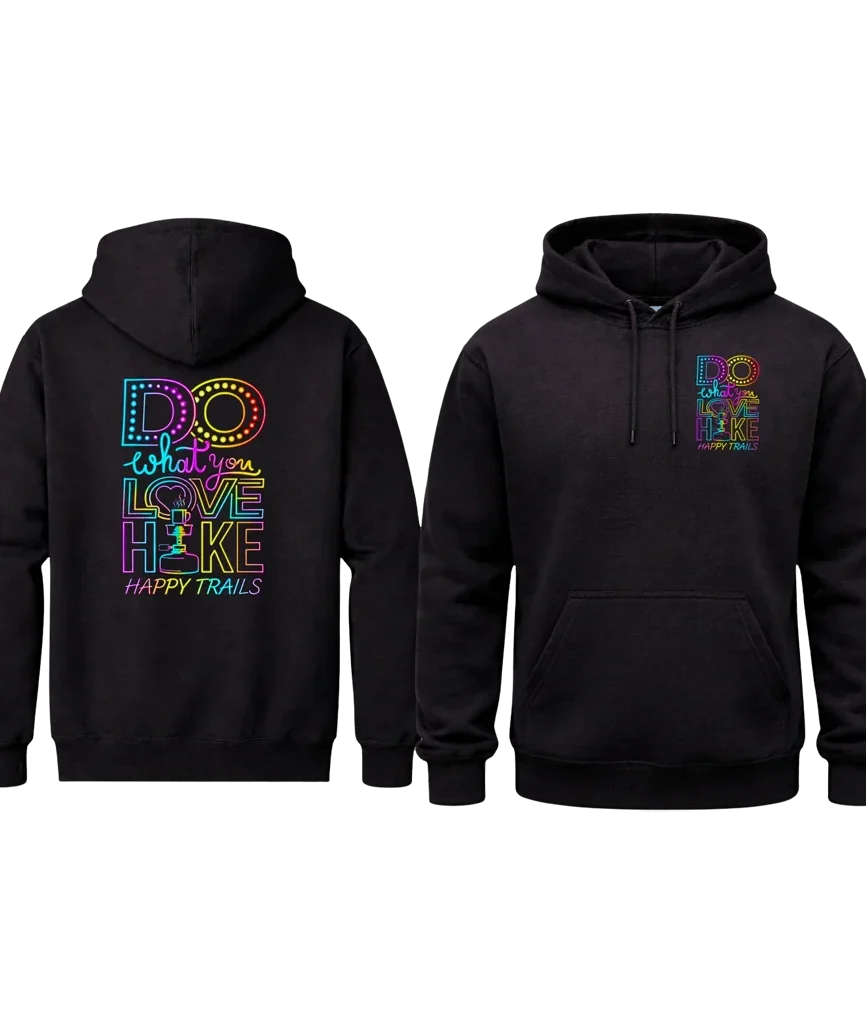 Dual Print Happy Trails Hoodie