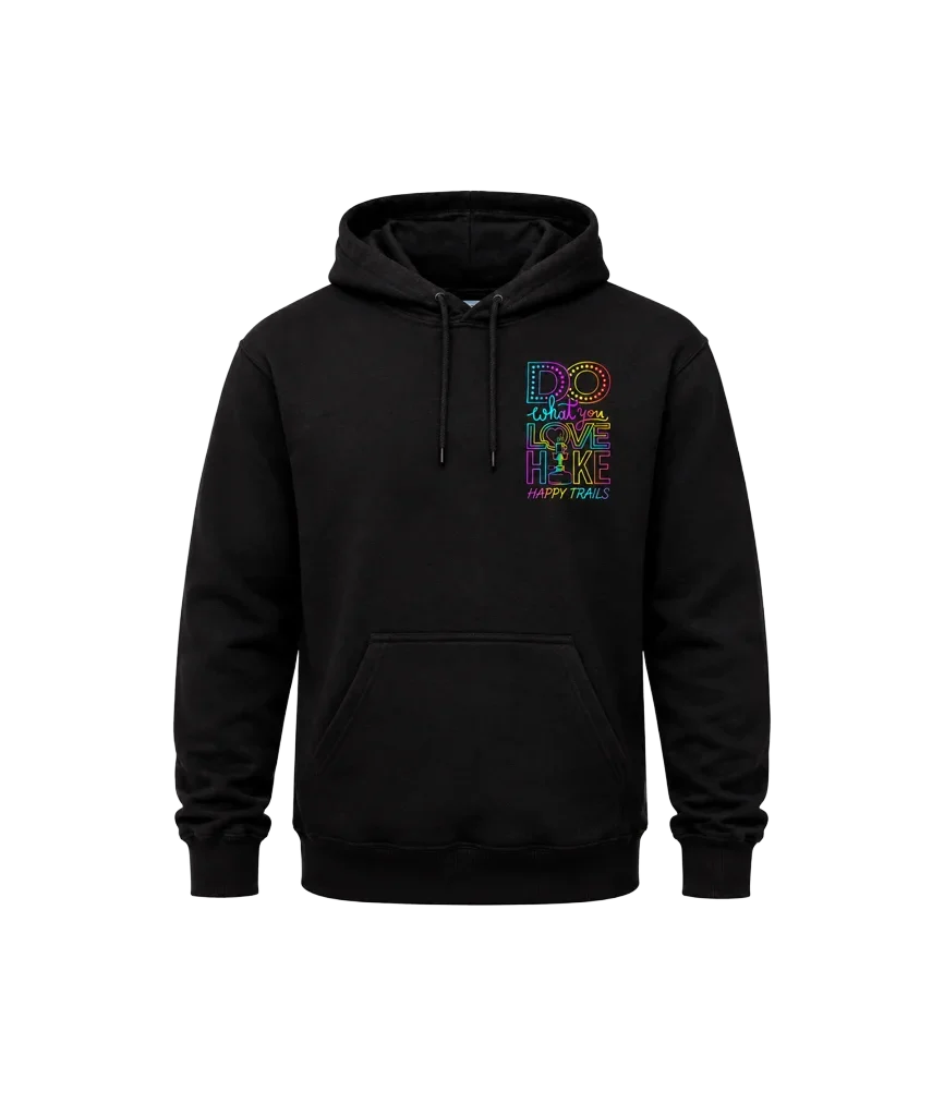 Dual Print Happy Trails Hoodie