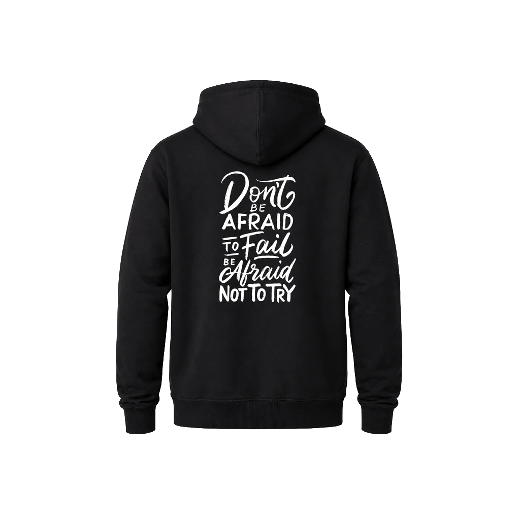 Don’t Be Afraid Dual-Print Fleece Hoodie