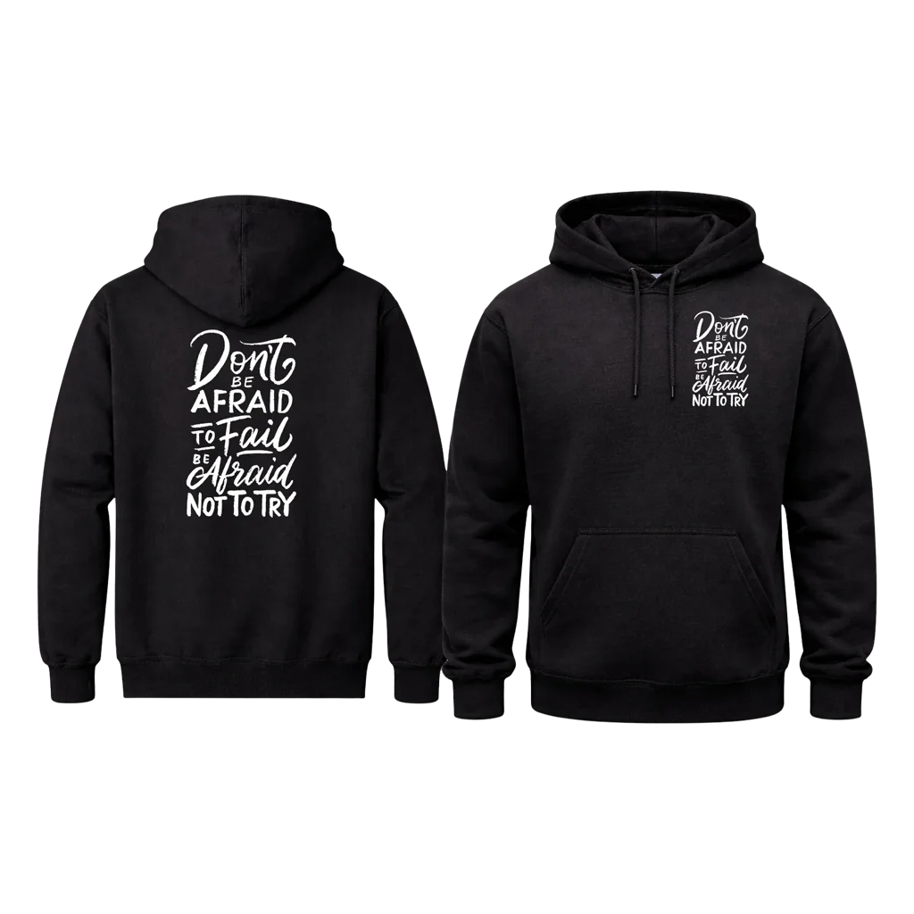 Don’t Be Afraid Dual-Print Fleece Hoodie