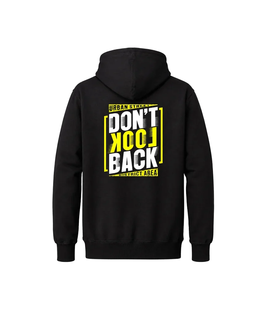 Dual Print Don’t Look Back Pullover