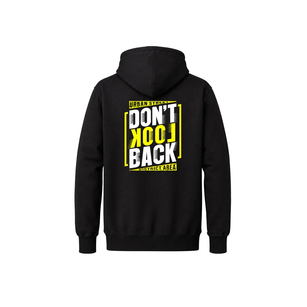 Dual Print Don’t Look Back Pullover