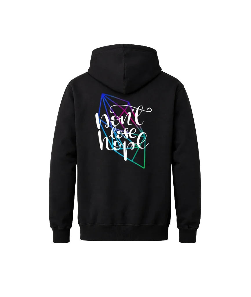 Don’t Lose Hope Front And Back Print Hoodie
