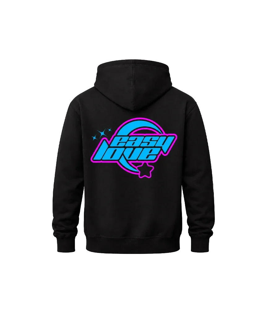 Dual Print Easy Love Hoodie