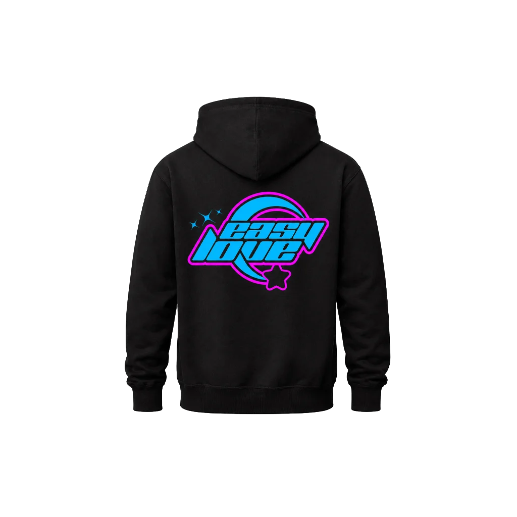 Dual Print Easy Love Hoodie