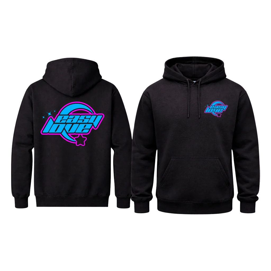 Dual Print Easy Love Hoodie