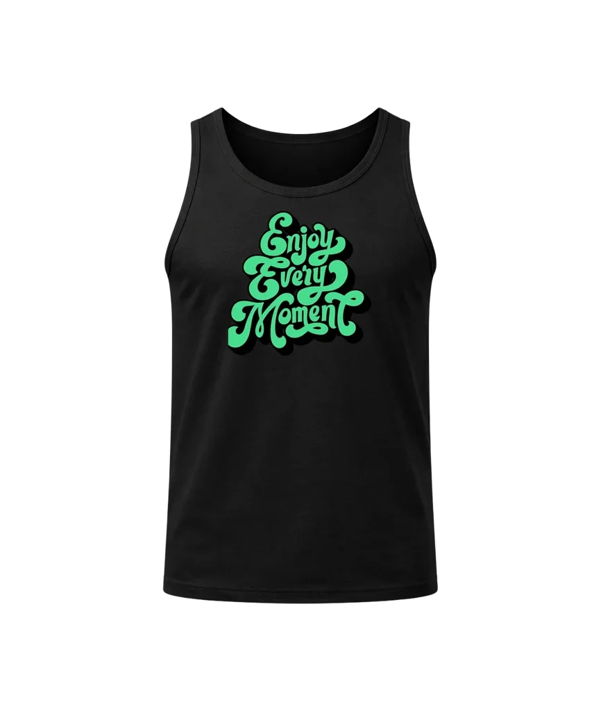 Mindful Black Summer Tank Top