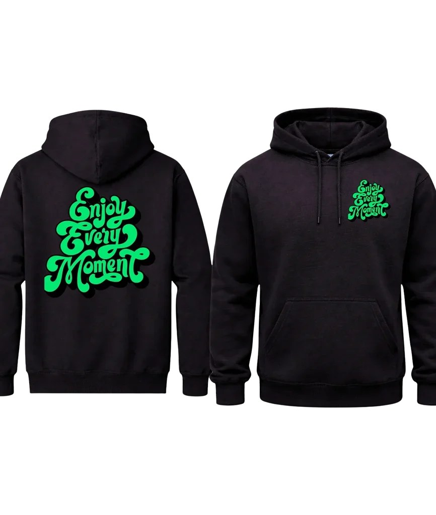 Dual-Sided Mindful Message Hoodie