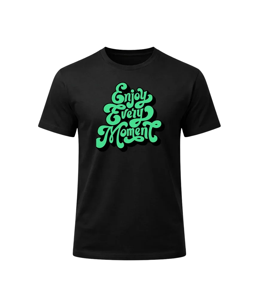 Live in the Moment Quote Tee