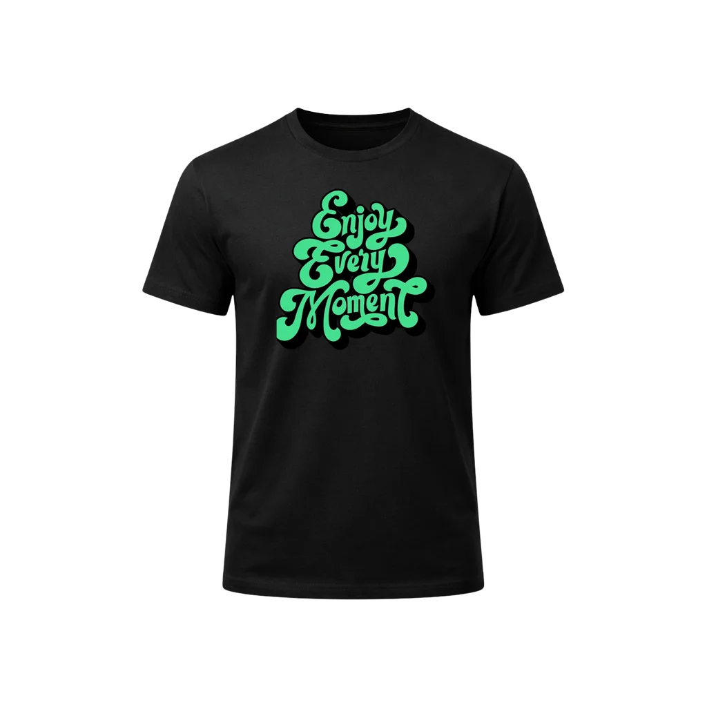 Live in the Moment Quote Tee