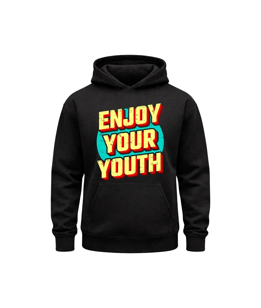 Minimalist Enjoy Your Youth Pullover